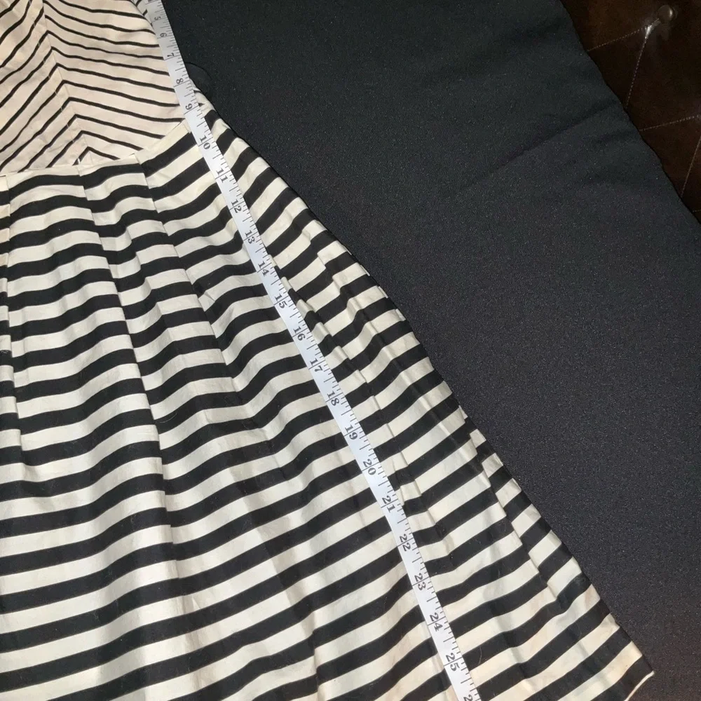 Corey Lynn Carter by Anthropologie Black and White Fit and Flare Midi Dress - Picture 13 of 13